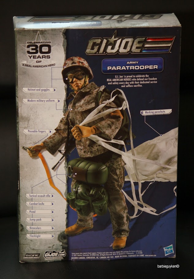 Gi Joe Army Paratrooper 12 Inch Real American Heroes Nrfb Working