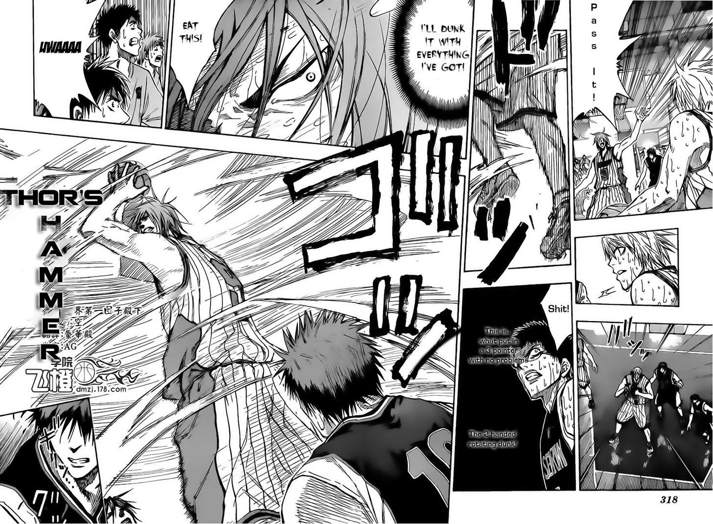 Kuroko no Basket Manga Chapter 164 - Image 16-17