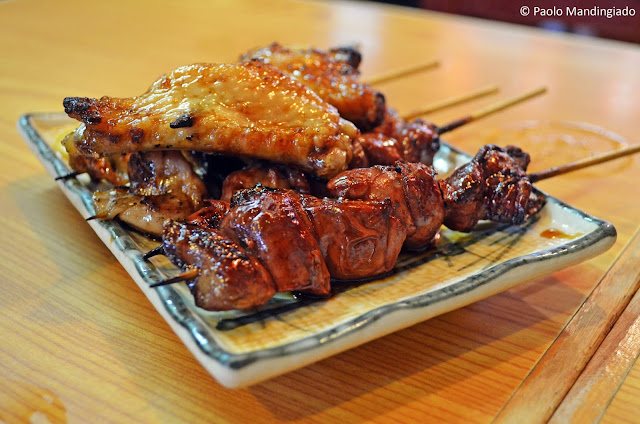 We loved the soy sauce-d version so much, we got another plate. This time with wings, breast, gizzard, skin and liver.