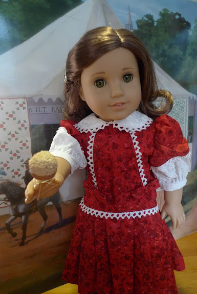 The Miniature Historian: Rebecca's Red School Dress