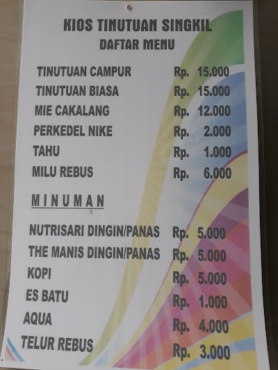 Photos of Kios Tinutuan Singkil