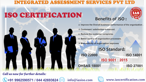 ISO Certification Chennai, 1,, 1495, 16th Main Rd, Anna Nagar West, J Block, Anna Nagar West Extension, Chennai, Tamil Nadu 600040, India, ISO_Consultant, state TN