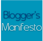 Blogger’s manifesto badge