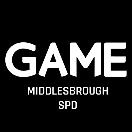 GAME Middlesbrough inside Sports Direct logo