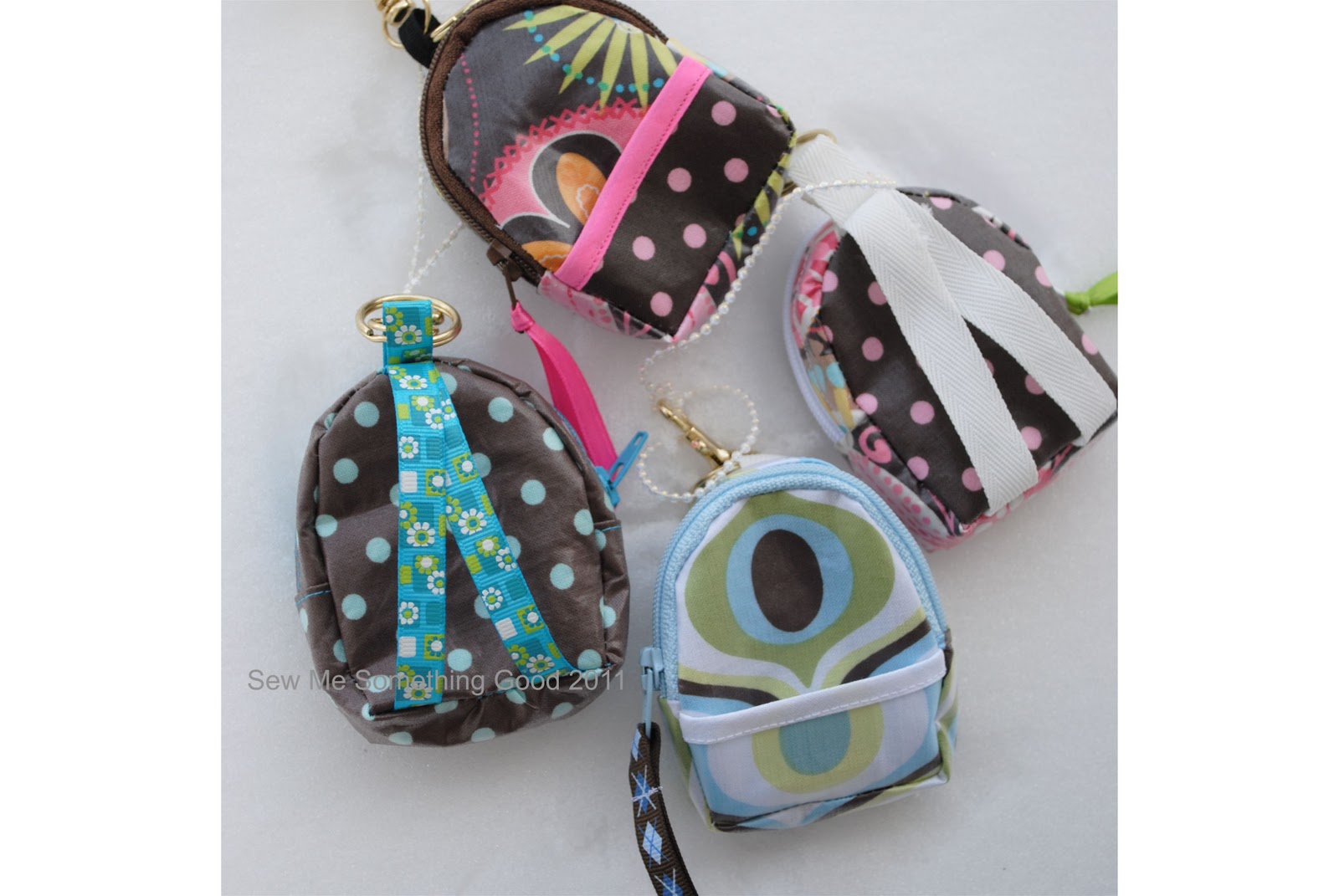 Sew Me Something Good: Make a Mini Back Pack Coin Purse and Key Chain