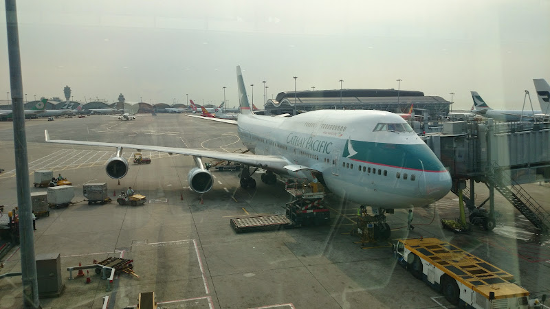 DSC 2858 - REVIEW - Cathay Pacific : First Class - Hong Kong to Tokyo (B747)