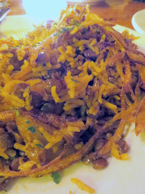 Mediterranean Exploration Company, Mejadara with rice. lentils. fried onion