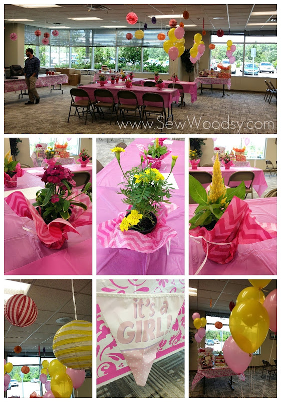 how to host a baby shower at work via SewWoodsy.com