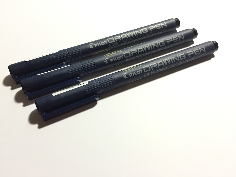 Black Plastic Brustro Technical Pen (Set of 9), For Promotional