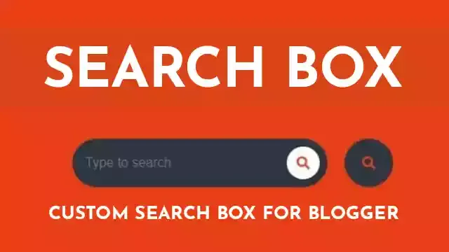 How to add Stylish Search Bar on Blogger