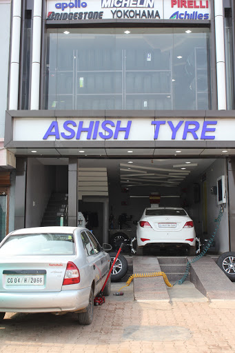 Ashish Tyres, 24/b, GE Rd, Dakshin Gangotri, Supela, Bhilai, Chhattisgarh 490023, India, Tyre_Shop, state CT