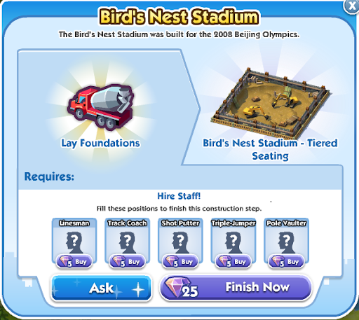 Bird's Nest Phase 1