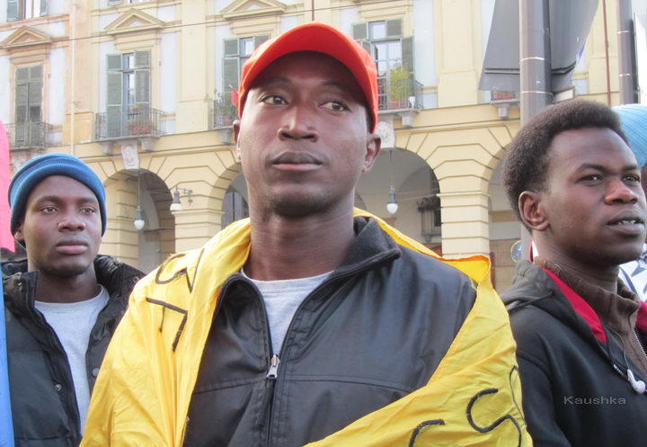 Manifestazione dei rifugiati Torino