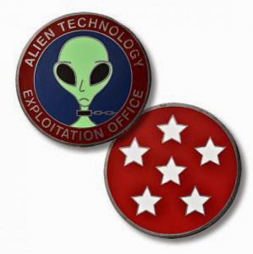Alien Technology Exploitation Office Challenge Coin
