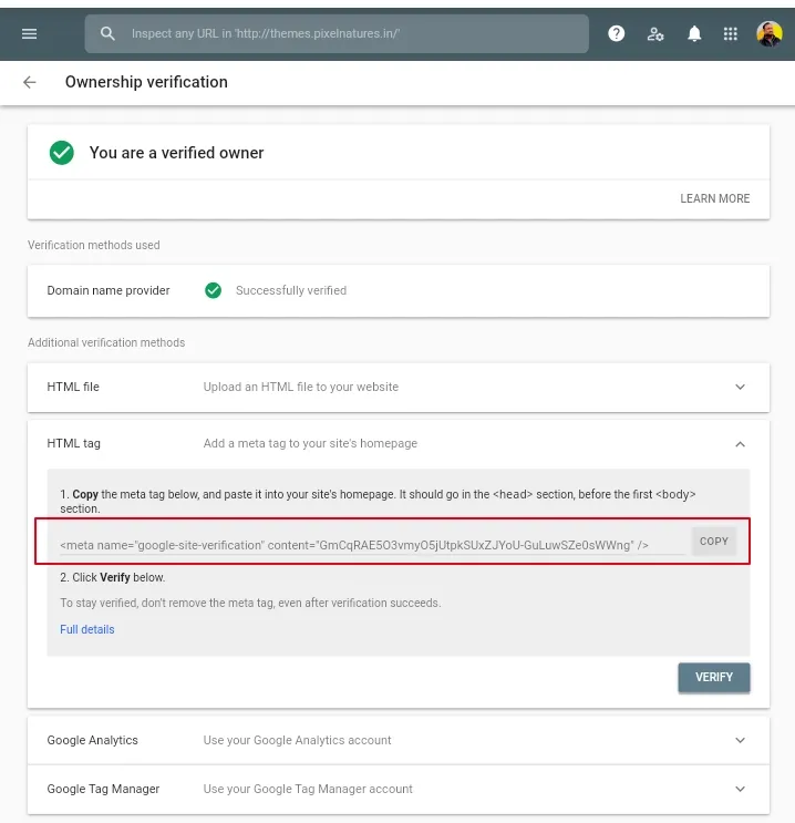 Add Blogger website to Google Search Console in 2021