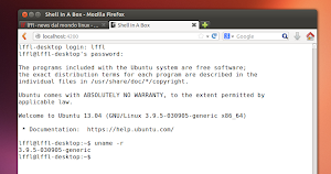 Shell In A Box su Ubuntu Linux