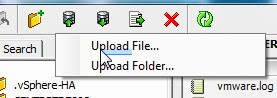 Upload file VMware