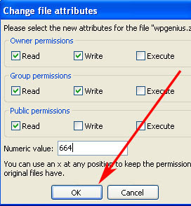 6 Mengubah Setting File Permissions CHMOD Melalui Cpanel dan FTP