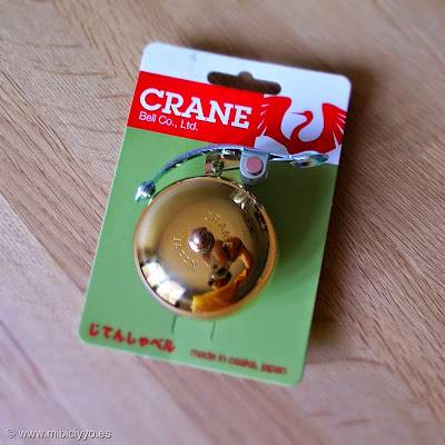 timbres Crane Bell Suzu Lever Strike Brass, en latón timbres Crane Bell Suzu Lever Strike Brass, en latón