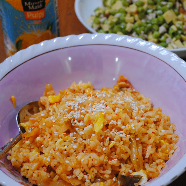 easy kimchi fried rice recipe by ServicefromHeart