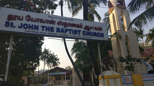 Church Of Saint John The Baptist, No.496, Pantheon Rd, Egmore, Chennai, Tamil Nadu 600008, India, Baptist_Church, state TN
