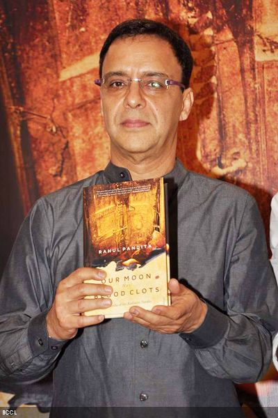Vidhu Vinod Chopra spotted at the launch of author Rahul Pandita's latest book 'Our Moon Has Blood Clots', held at Title Waves Book Store in Mumbai on February 4, 2013. (Pic: Viral Bhayani)