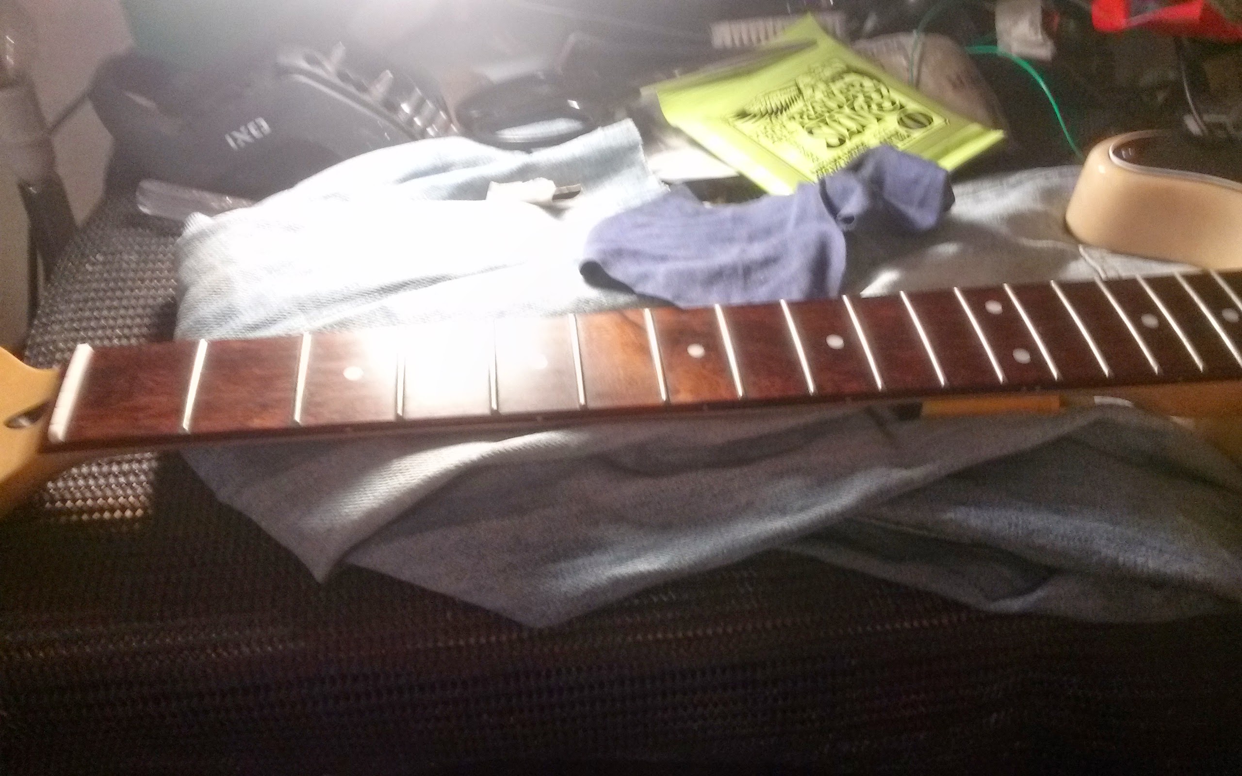 Olley Neale Guitar Repair Norwich Vintage Telecaster Nut Installation Olley Neale Guitar Repair Norwich Vintage Telecaster Nut Installation