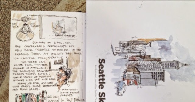 Seattle Sketcher Book by Seattle Times Artist Gabriel Campanario – Pediment  Publishing