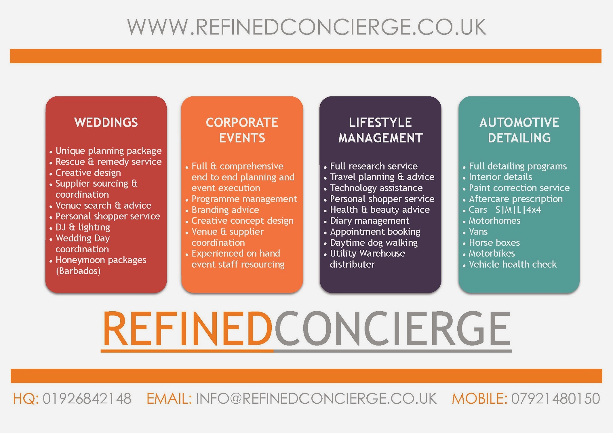 refined concierge google concierge service flyers