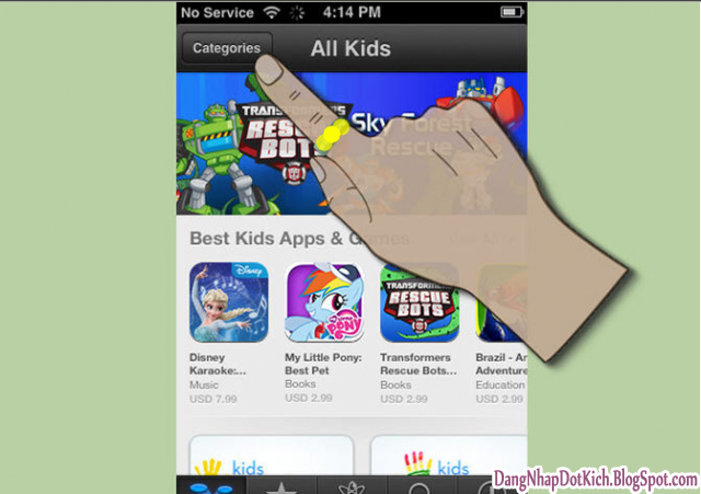 trò chơi miễn phí tại App Store
