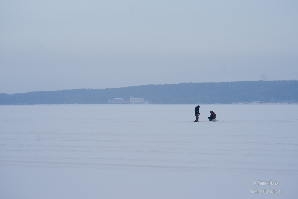 Камское море зимой