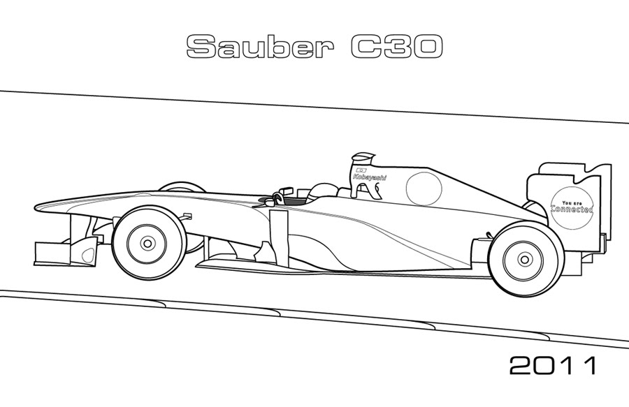 f1 coloring pages - photo #24