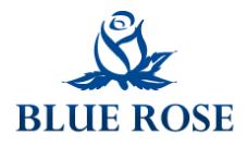 The Blue Rose Florist logo