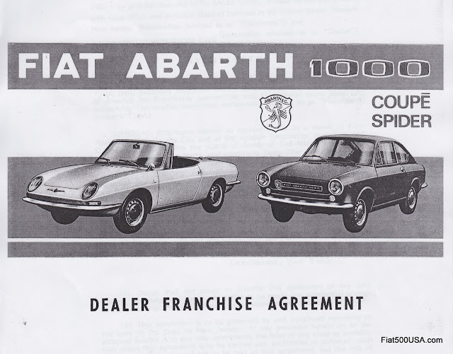 Fiat Abarth Franchise Agreement