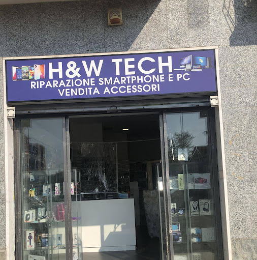 H&W TECH riparazione cellulare e pc logo