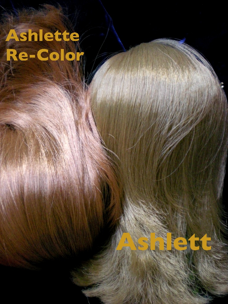 colorare parrucca sintetica