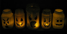 Light made using Happy Hauntings. Bottle colored using Modge Podge Glossy  and food coloring then baked. Outside of bot…