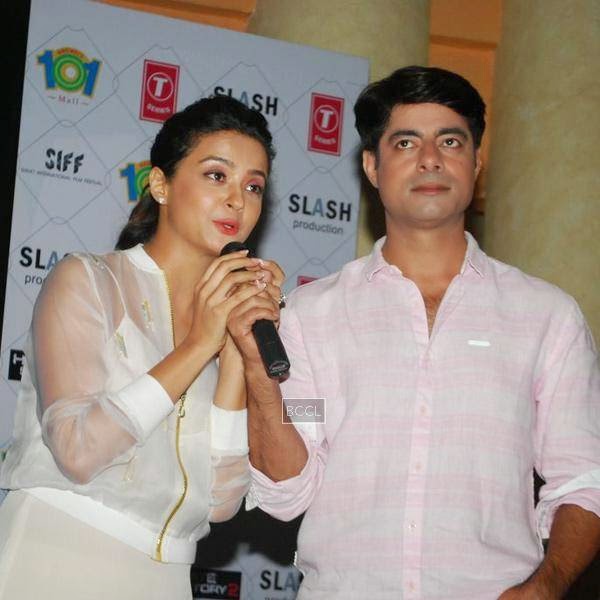 Surveen Chawla and Sushant Singh during the promotion of film Hate Story 2, in Mumbai. (Pic: Viral Bhayani)