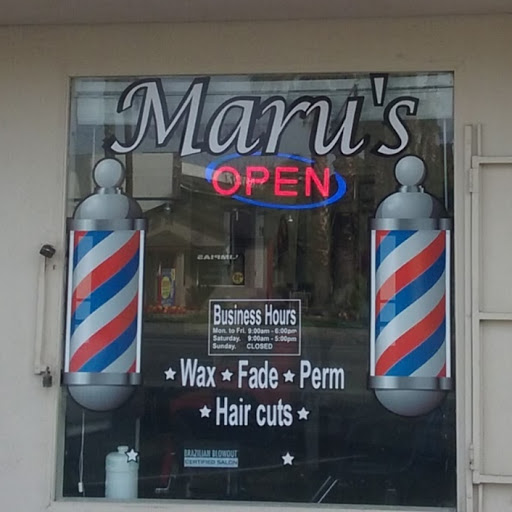 Maru's Barber & Beauty Salon logo