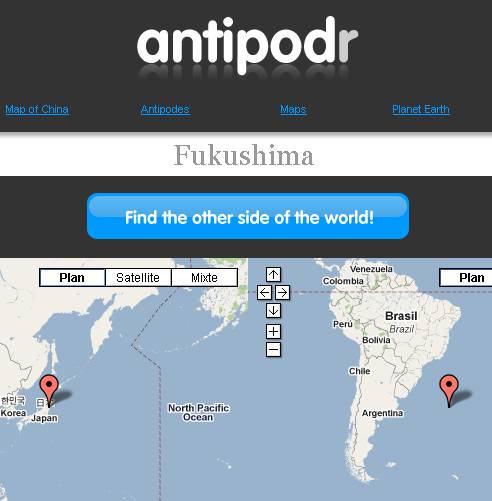 fukushima antipode