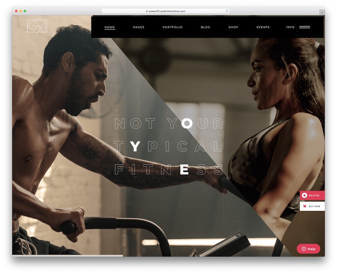 tema deportivo powerlift wordpress