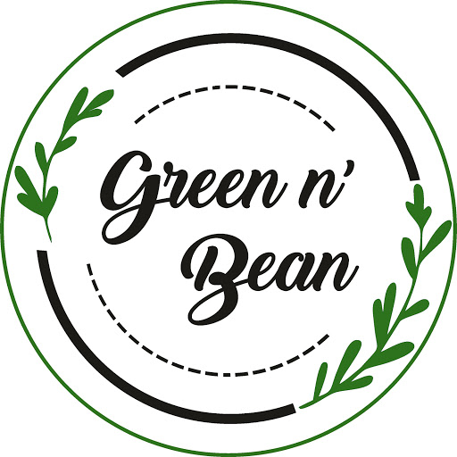 Green and Bean cafe logo
