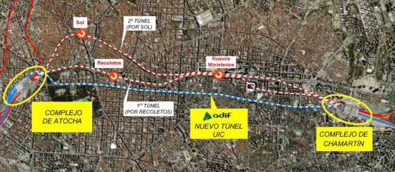 El nuevo túnel Atocha-Chamartín abre el viernes 1 de julio para conectar la alta velocidad del norte y sur