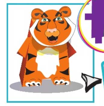 Tiger Paper Toy