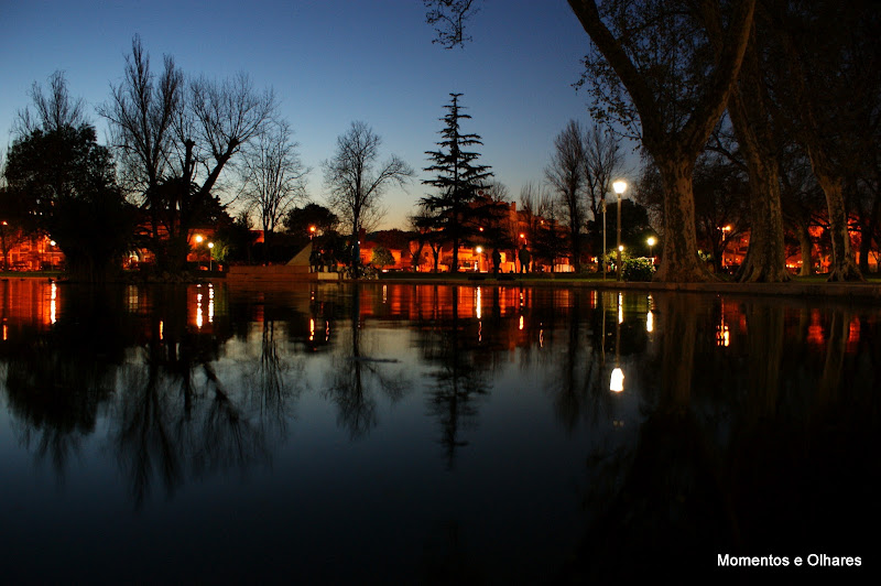 Fim de tarde no Jardim do Bonfim