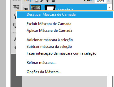 desative a máscara desative a máscara