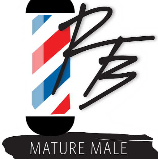 Mature Male Barber Suite logo