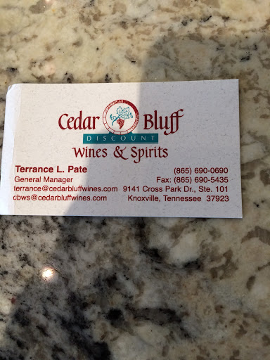 Wine Store «Cedar Bluff Discount Wines and Spirits», reviews and photos, 9141 Cross Park Dr #101, Knoxville, TN 37923, USA