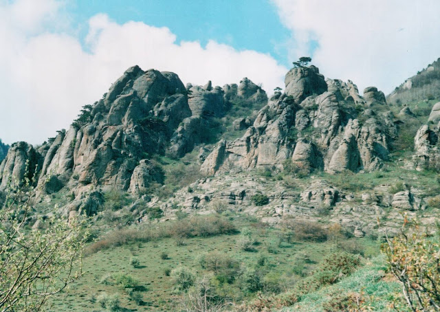 Гора Демерджи. Скалы вблизи вершины