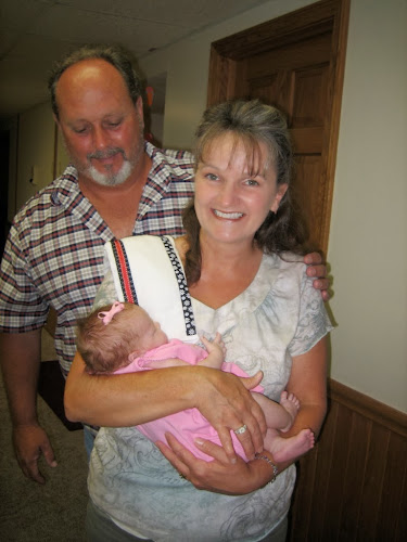 Uncle Tommy and Aunt Brenda with Ruby in 2008